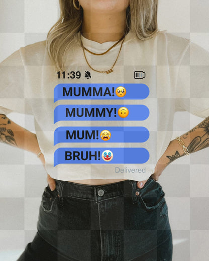 MAMA + MUMMA PHRASES TEXTS DIGITAL DESIGN
