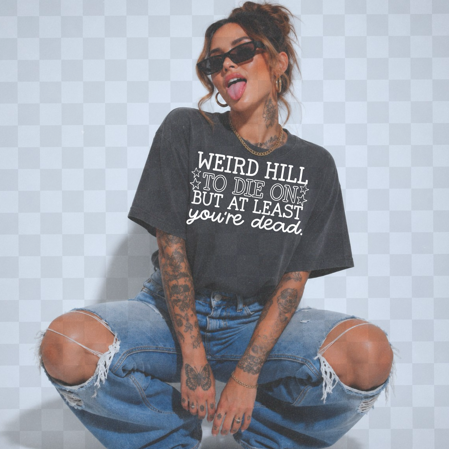 WEIRD HILL PNG DIGITAL DESIGN