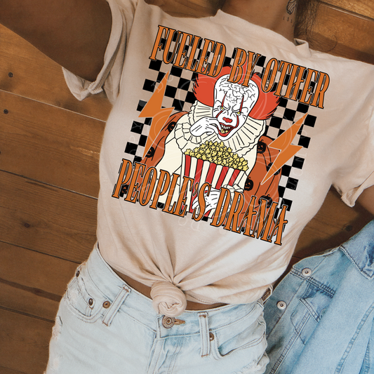 FUELED BY OTHER'S DRAMA - PNG DESIGN - NO LICENSING REQUIRED - DECEMBER 2024
