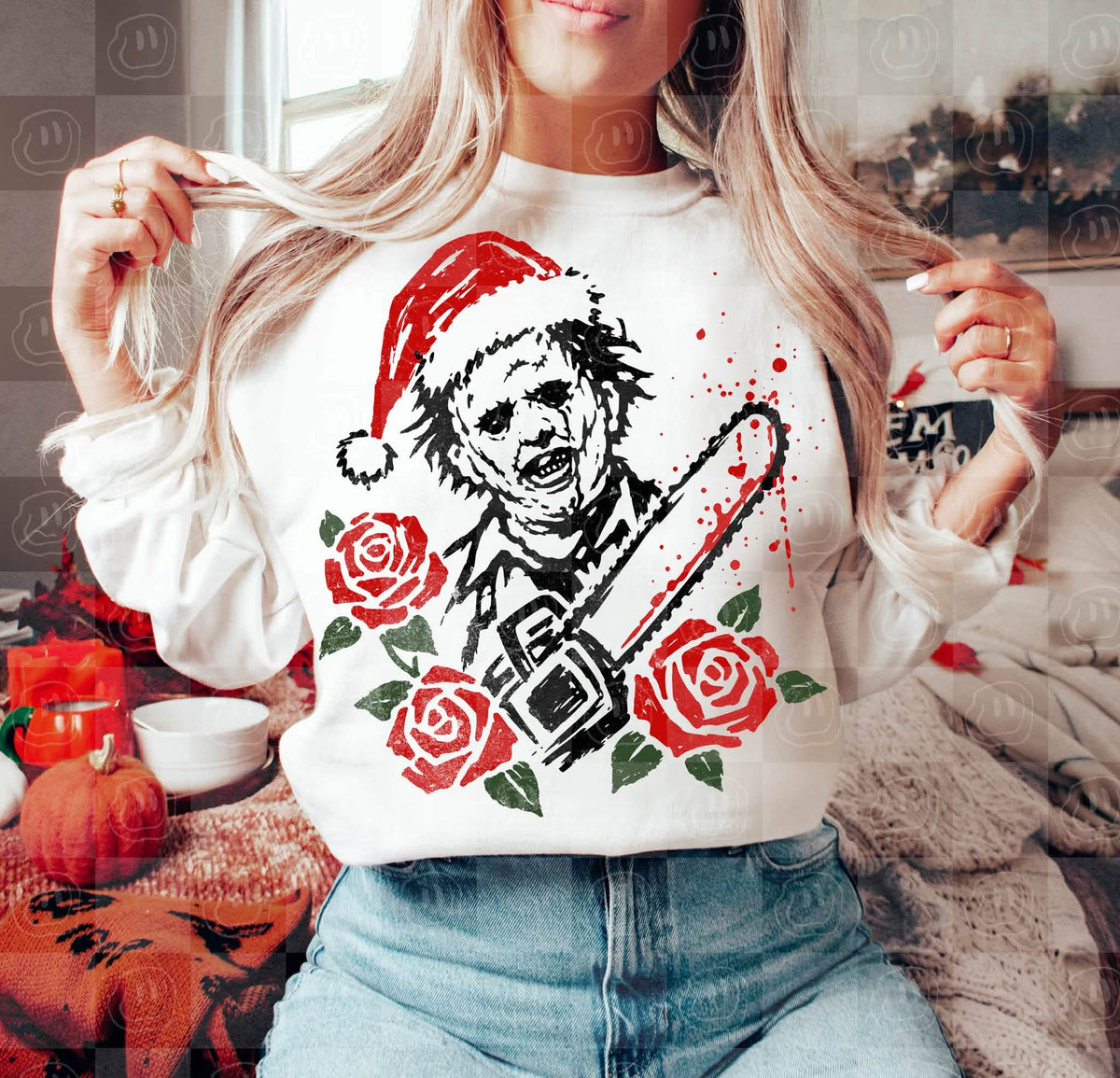 Christmas Leather Digital Download