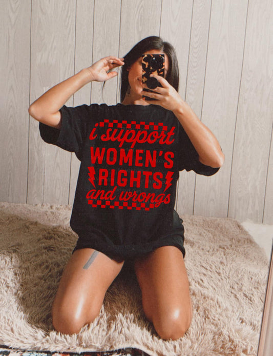 Women’s Rights & Wrongs PNG Design *NO LICENSING REQUIRED*