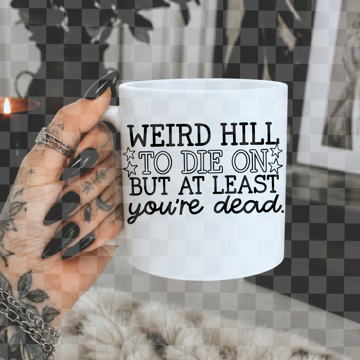 WEIRD HILL PNG DIGITAL DESIGN