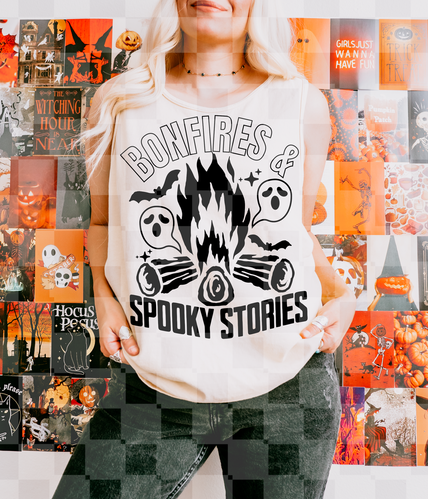 BONFIRES & SPOOKY STORIES DIGITAL DESIGN
