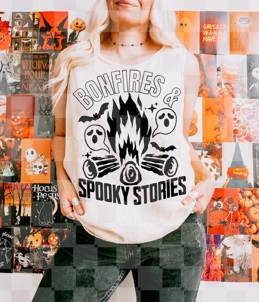 BONFIRES & SPOOKY STORIES DIGITAL DESIGN