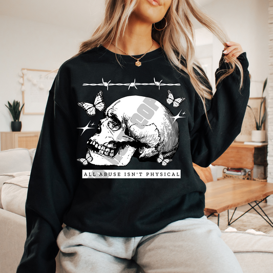 ALL ABUSE ISN'T PHYSICAL PNG Design *NO LICENSING REQUIRED*