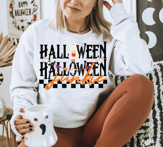 Halloween Junkie PNG Design *NO LICENSING REQUIRED*