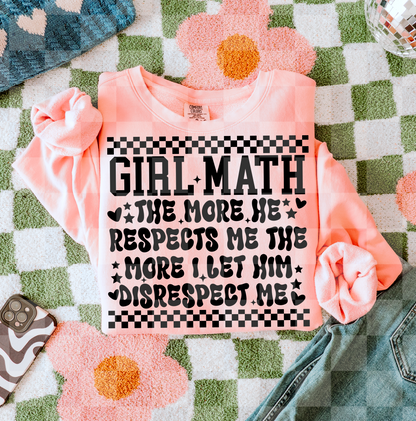 GIRL MATH DIGITAL DESIGN