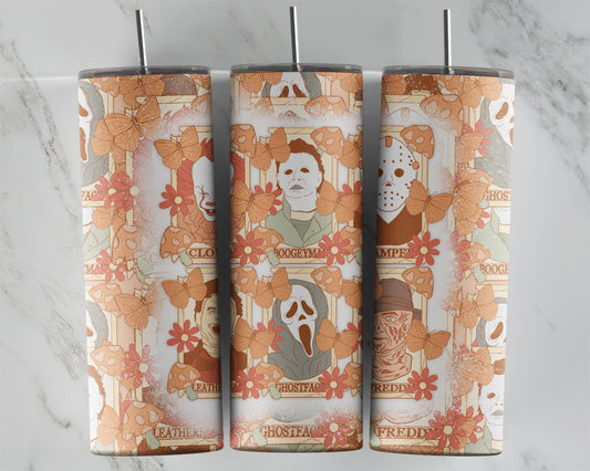 HORROR TAROT COLLAGE TUMBLER WRAP