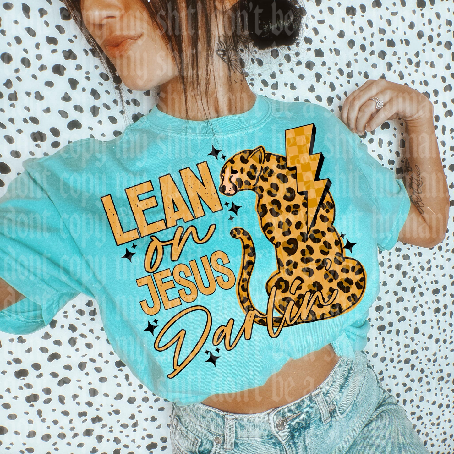 LEAN ON JESUS DIGITAL DESIGN