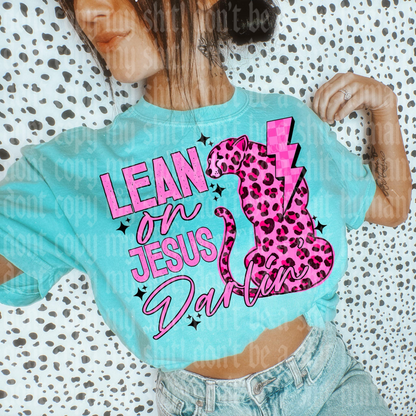 LEAN ON JESUS DIGITAL DESIGN