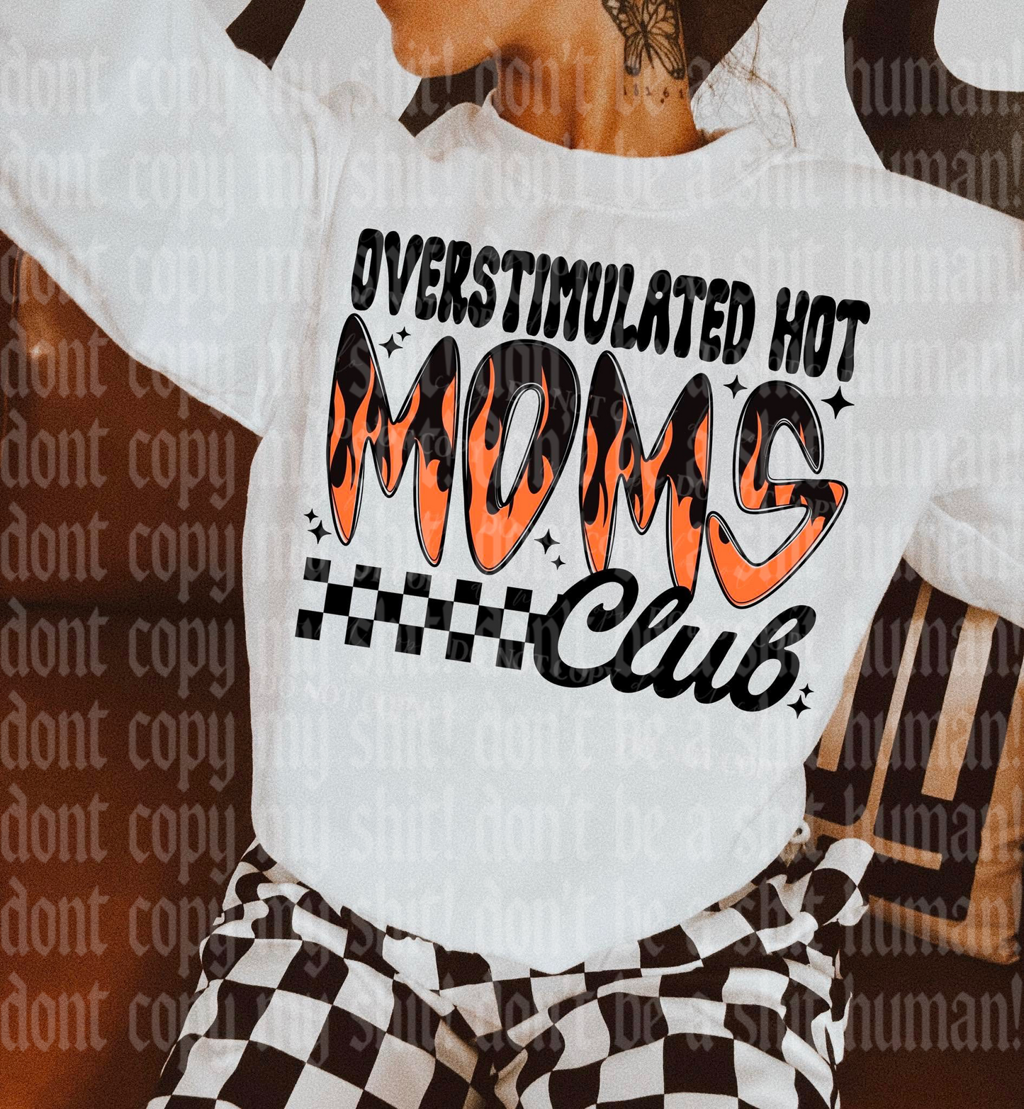 OVERSTIMULATED MOMS CLUB DIGITAL DESIGN
