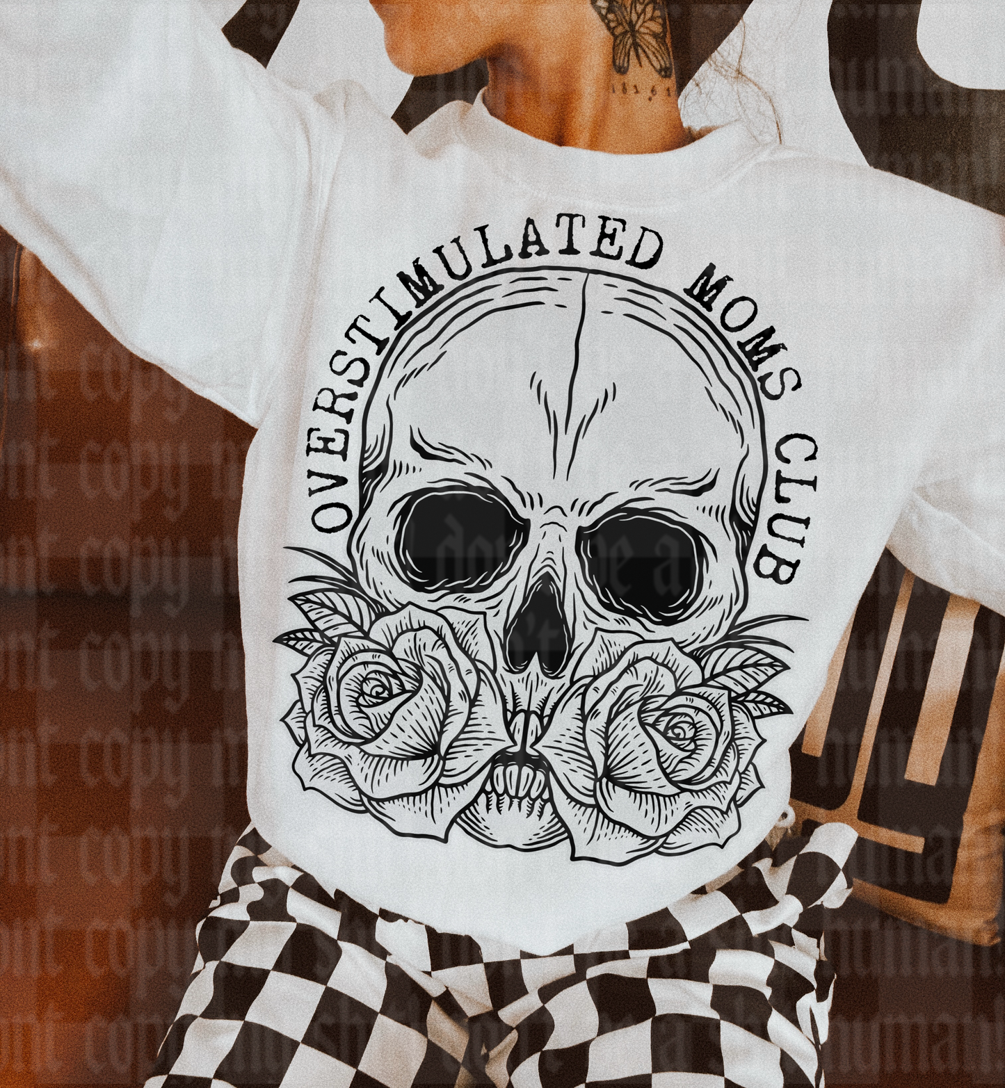 OVERSTIMULATED MOMS CLUB DIGITAL DESIGN