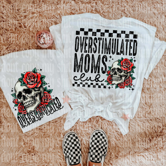 OVERSTIMULATED MOMS CLUB DIGITAL DESIGN