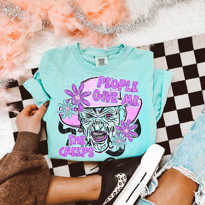 PEOPLE GIVE ME THE CREEPS DIGITAL DESIGN