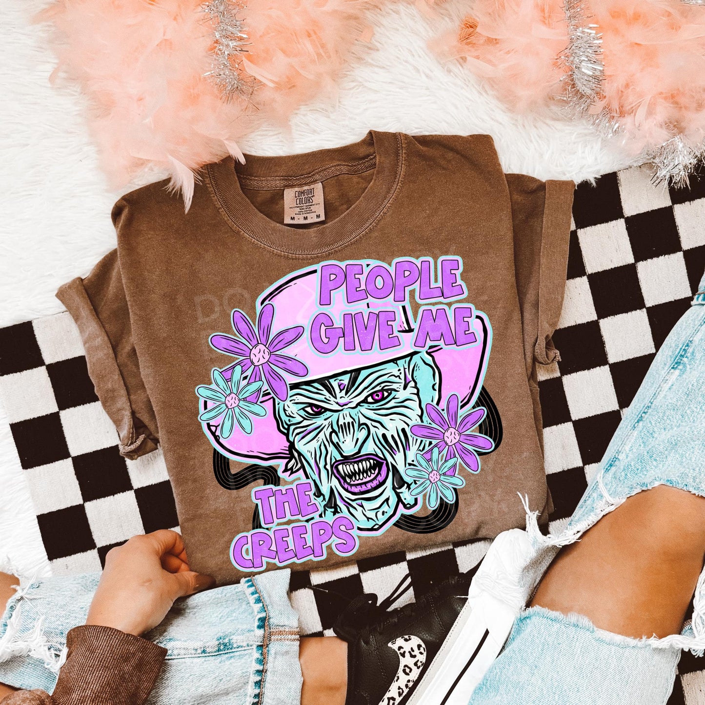 PEOPLE GIVE ME THE CREEPS DIGITAL DESIGN