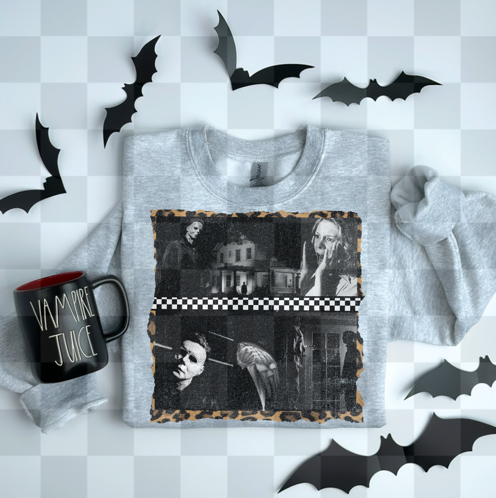 HALLOWEEN GRUNGE COLLAGE DIGITAL DESIGN