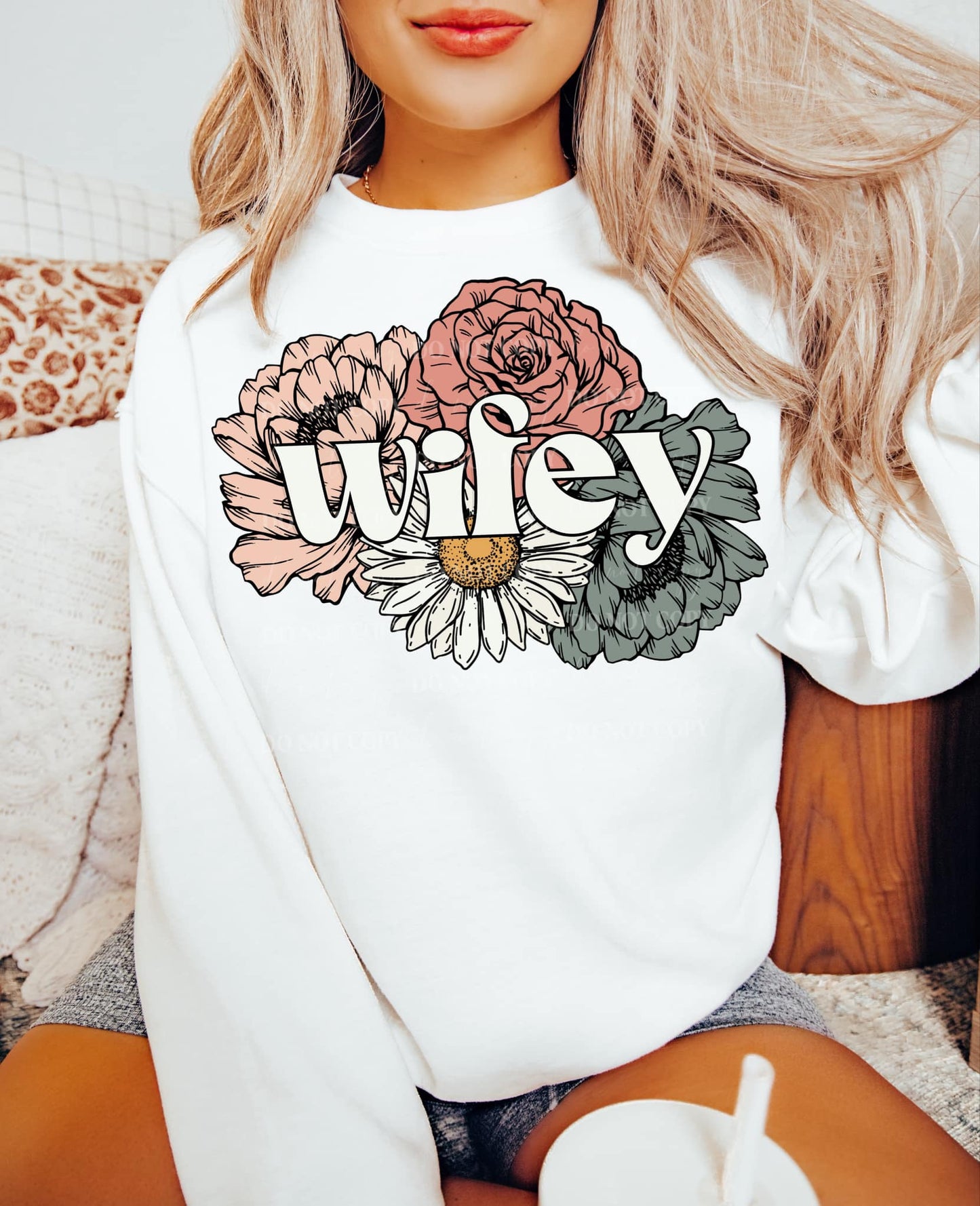 WIFEY FLORAL DIGITAL DESIGN