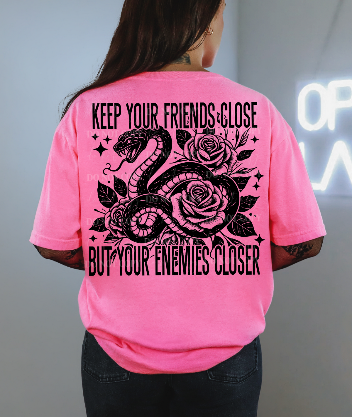 Keep Your Friends Close Digital Download ★NOT HAND DRAWN★