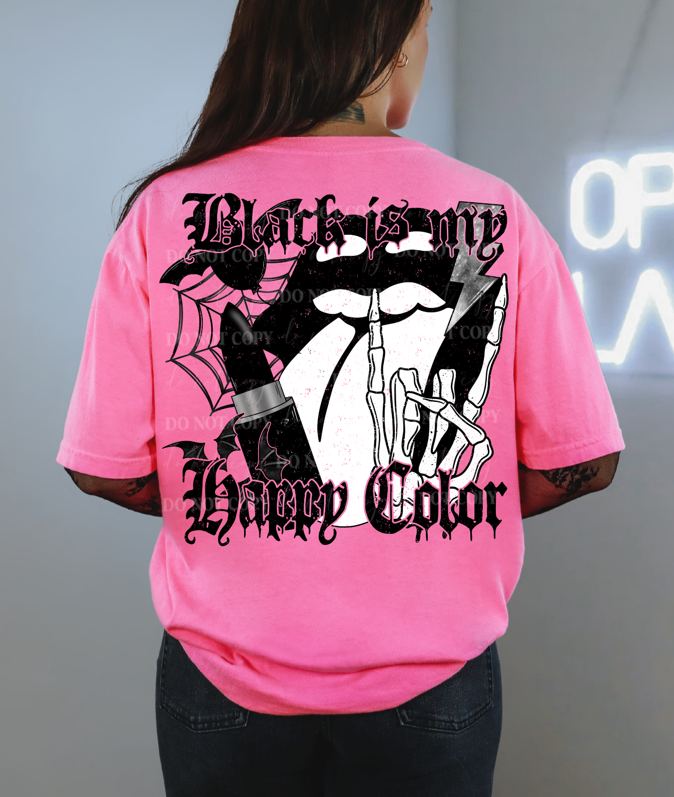 BLACK IS MY FAVORITE COLOR DIGITAL DESIGN