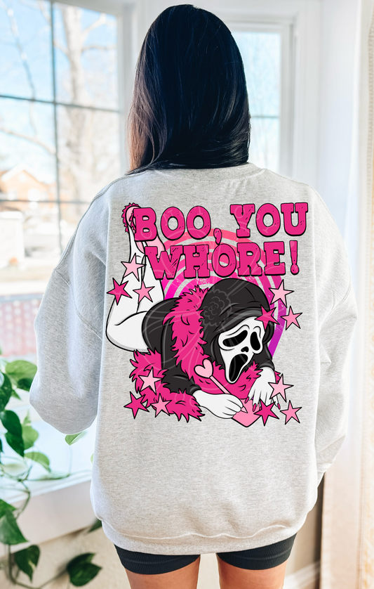 Boo You Whore PNG Design *NO LICENSING REQUIRED*