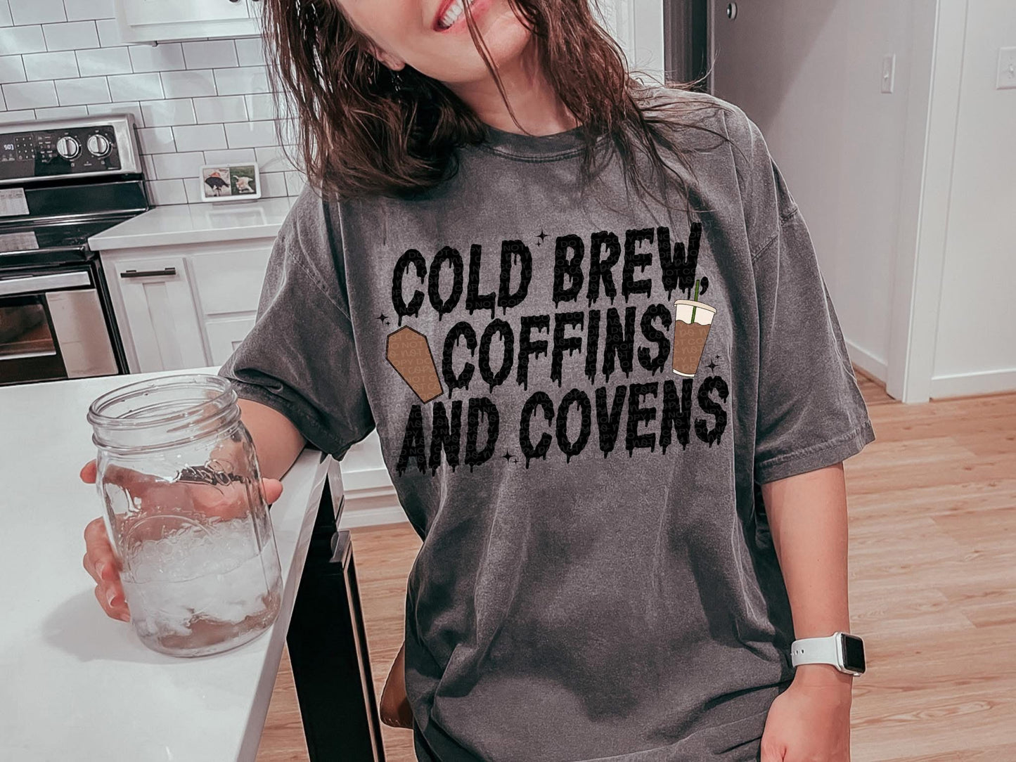 COLD BREWS COFFINS & COVENS DIGITAL DESIGN