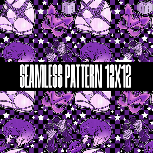 PURPLE NSFW SEAMLESS DESIGN - NO LICENSING REQUIRED - MARCH 2025