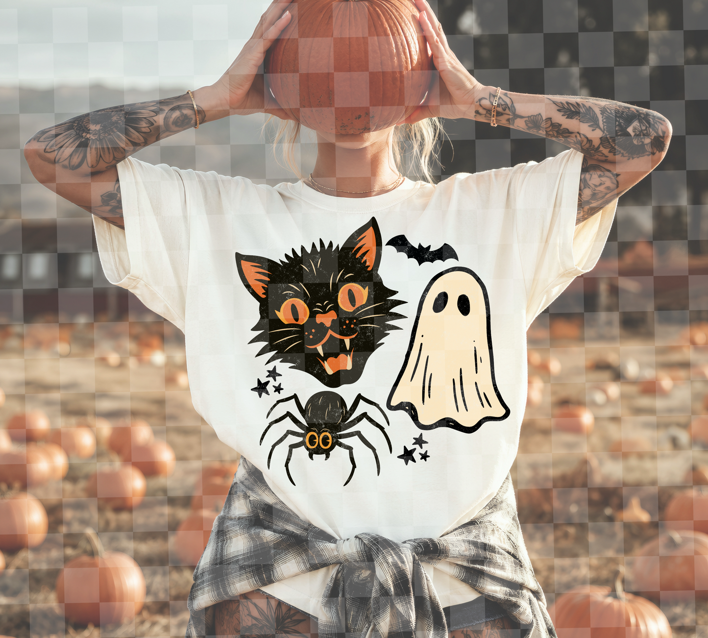 VINTAGE HALLOWEEN PNG DIGITAL DESIGN