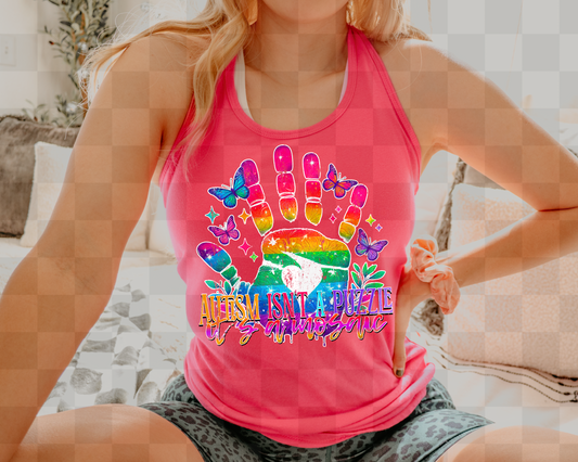AUTISM IS NOT A PUZZLE DIGITAL DESIGN