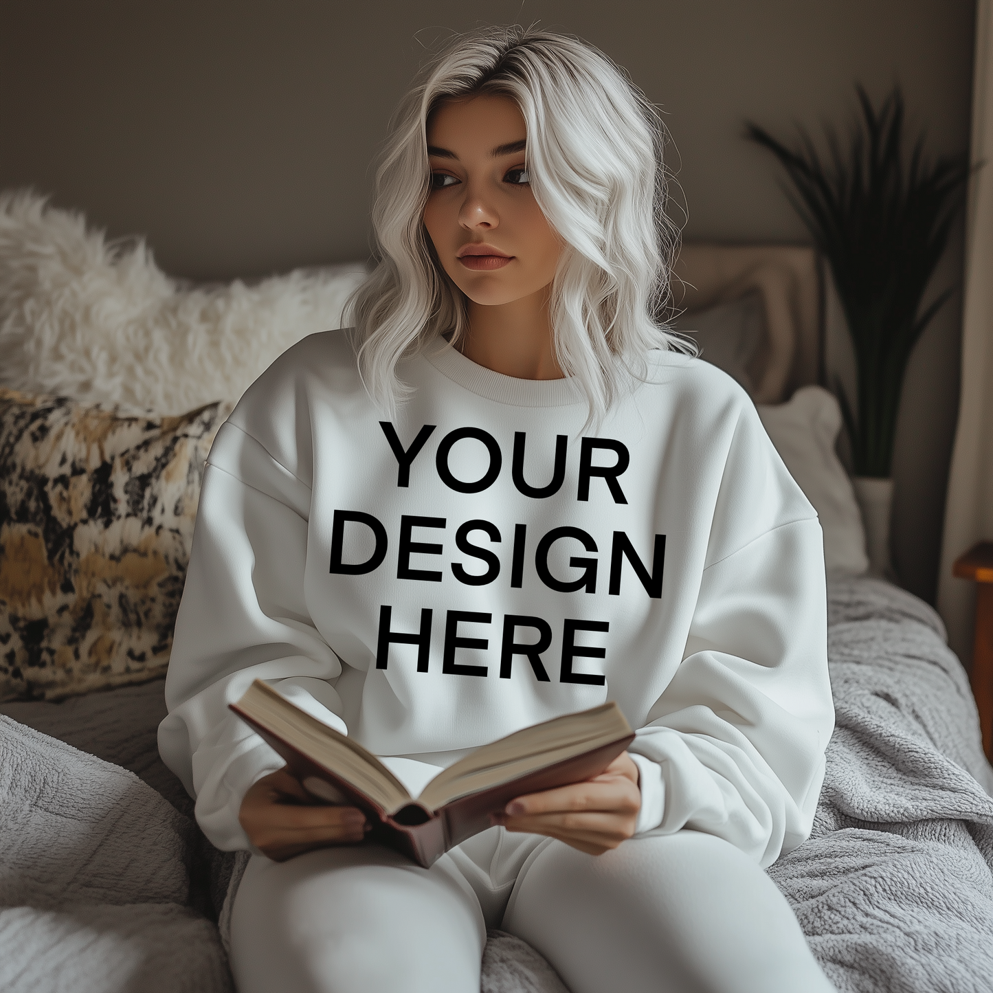 UNBRANDED WHITE BLANK MOCK