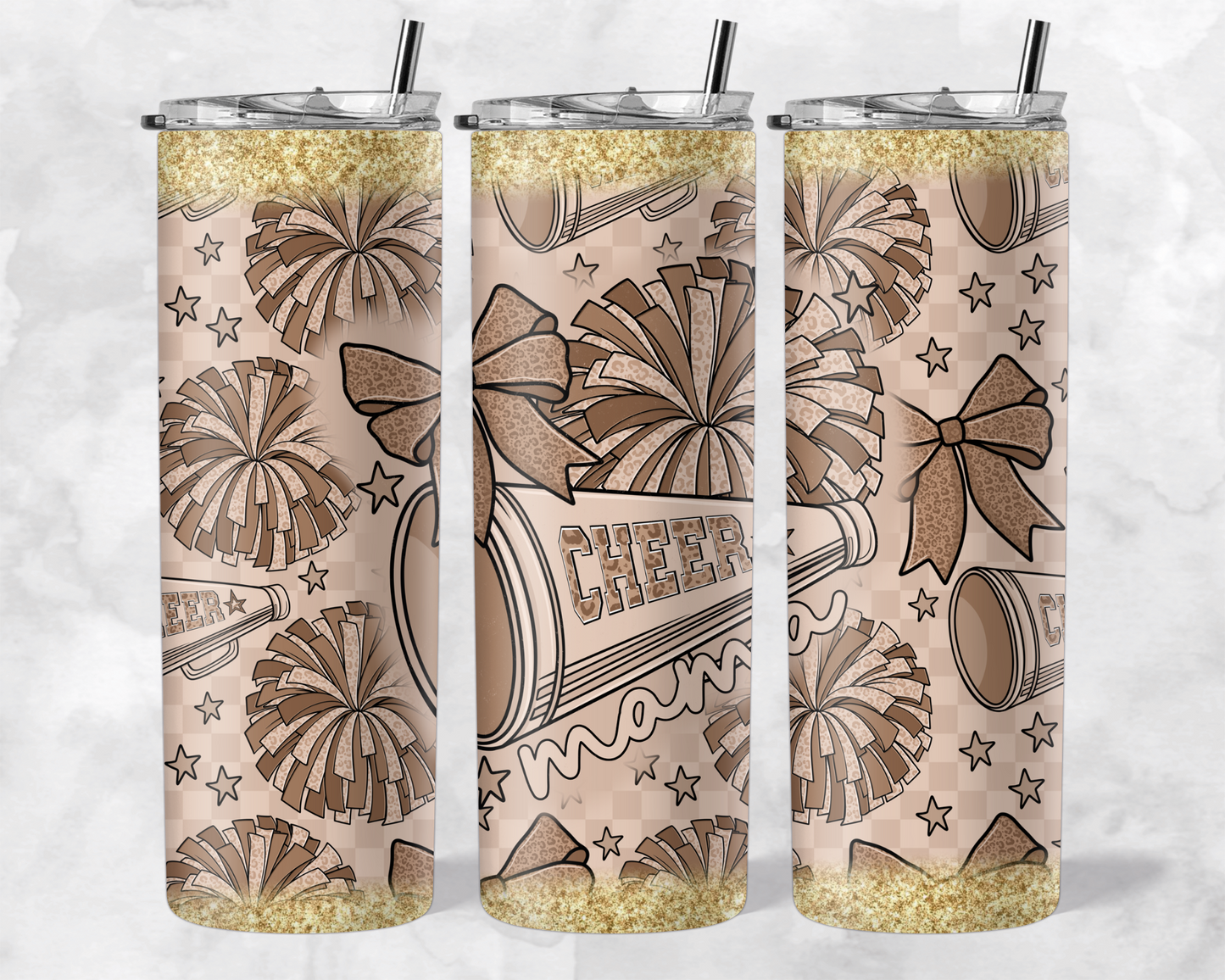 CHEER MAMA TUMBLER WRAP DIGITAL DESIGN