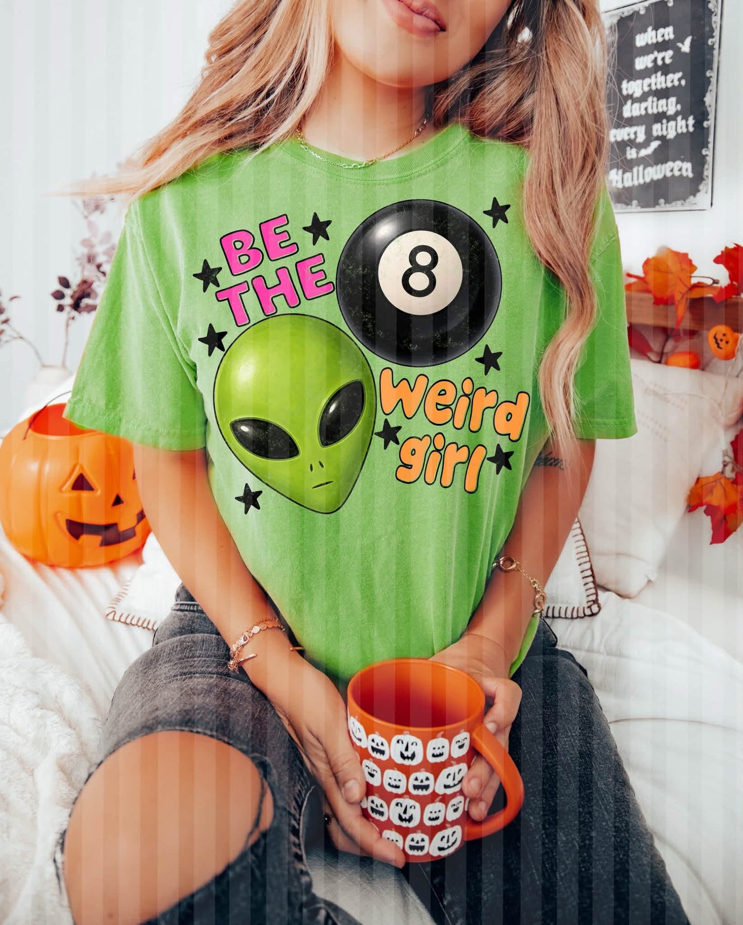 BE THE WEIRD GIRL PNG DIGITAL DESIGN