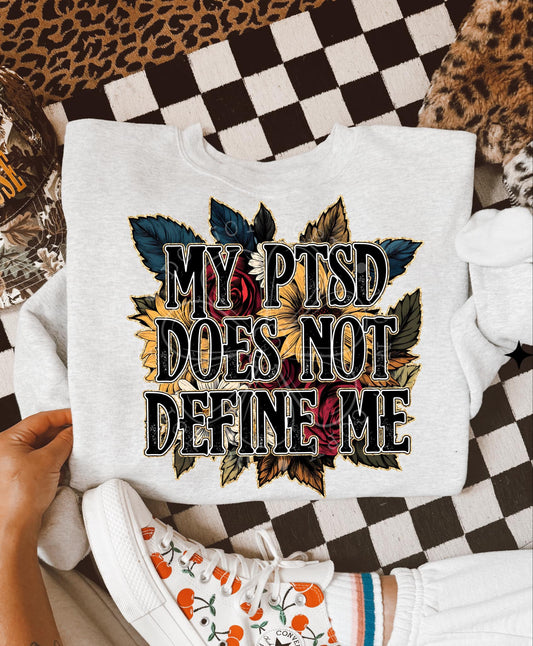 PTSD DOES NOT DEFINE ME PNG DESIGN