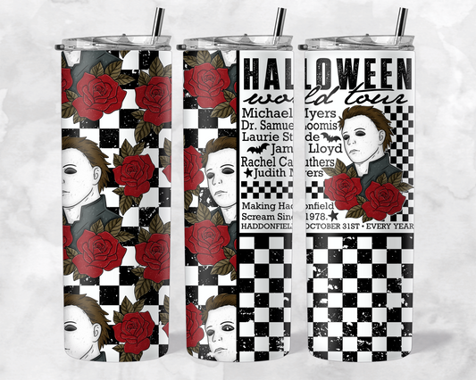 HALLOWEEN WORLD TOUR MICHAEL TUMBLER WRAP