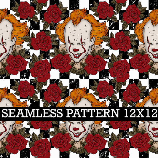 HALLOWEEN WORLD TOUR PENNY SEAMLESS PATTERN