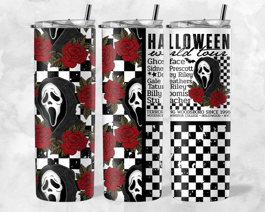HALLOWEEN WORLD TOUR GHOST TUMBLER WRAP