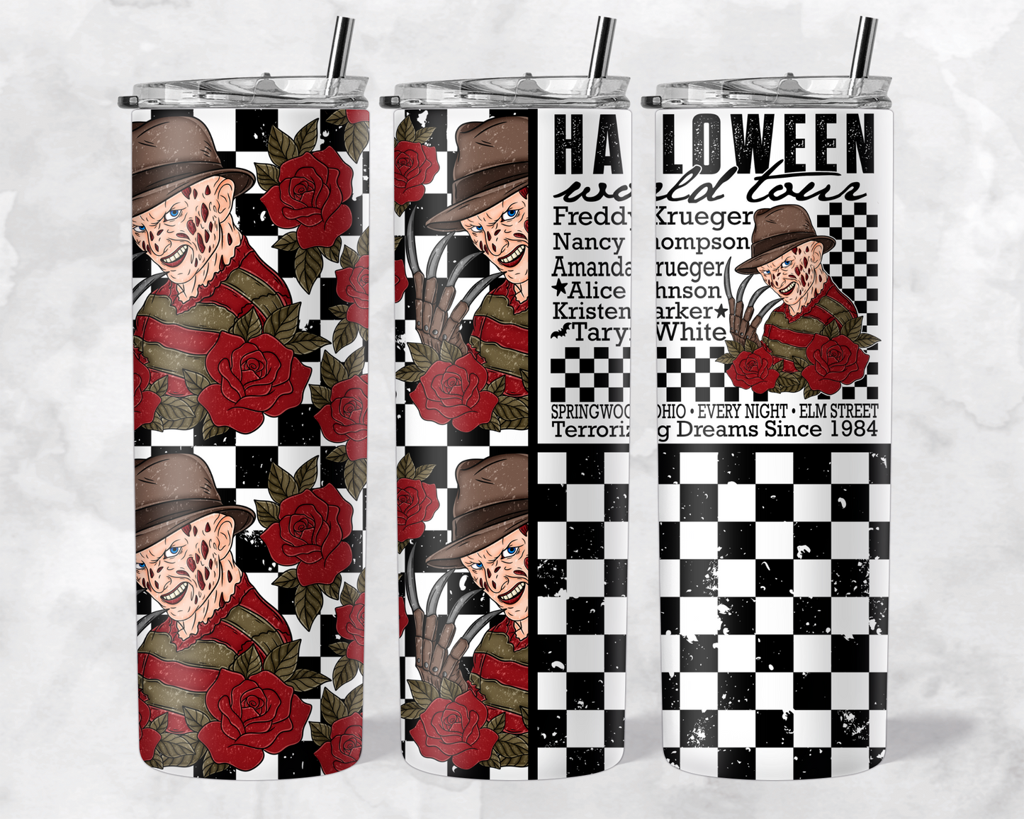 HALLOWEEN WORLD TOUR FRED TUMBLER WRAP