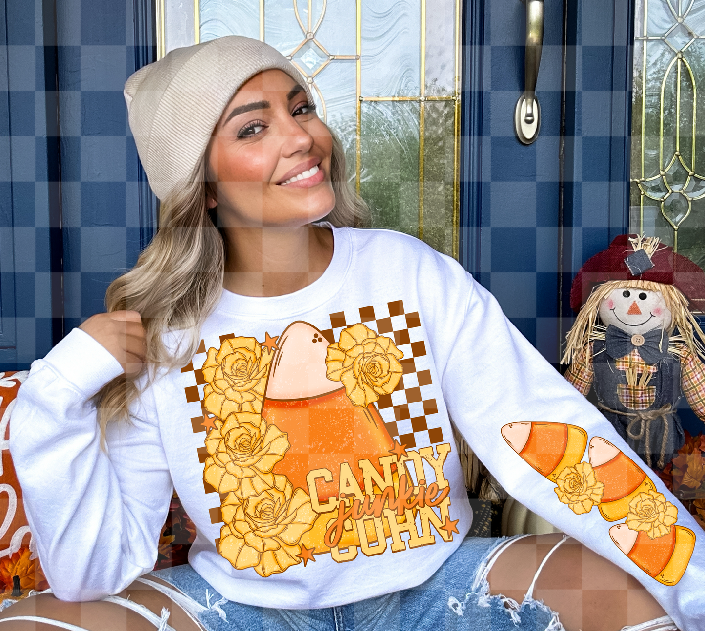 CANDY CORN JUNKIE DIGITAL DESIGN
