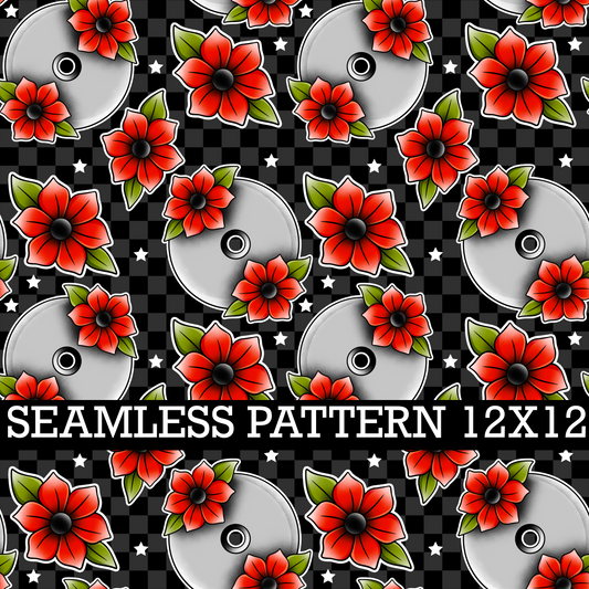 MUSIC IS MY ESCAPE SEAMLESS PATTERN