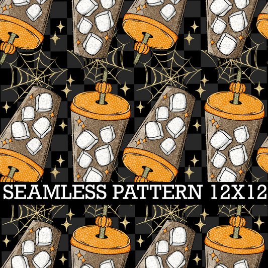 SPOOKY SEASON JUNKIE SEAMLESS PATTERN