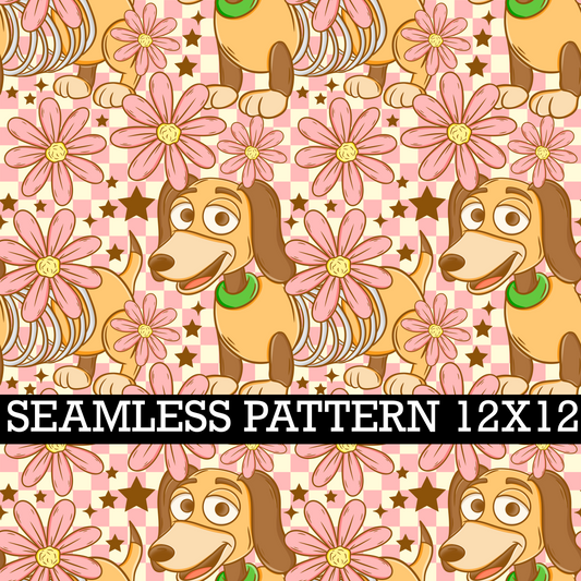 SLINKY FLORAL SEAMLESS PATTERN