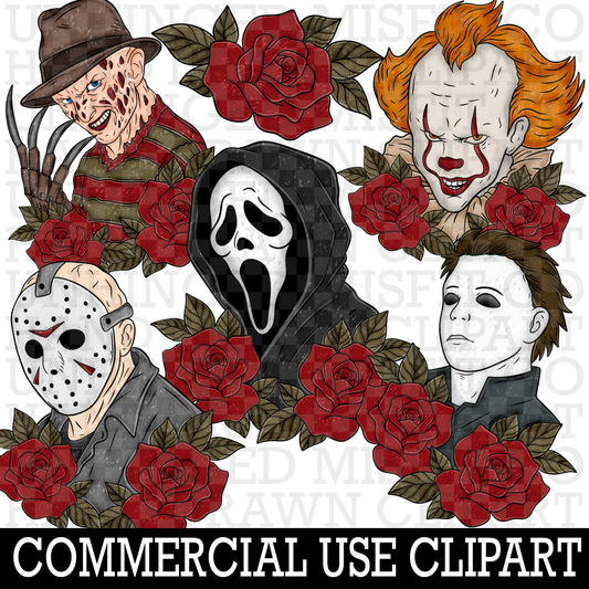HORROR CLIPART BUNDLE