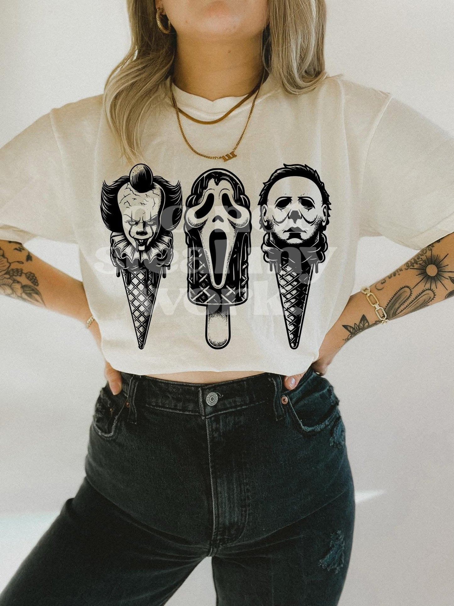 HORROR ICE CREAM DIGITAL DESIGN