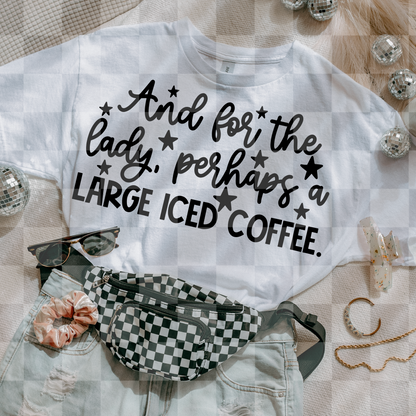 PERHAPS A.. LARGE ICED COFFEE DIGITAL DESIGN