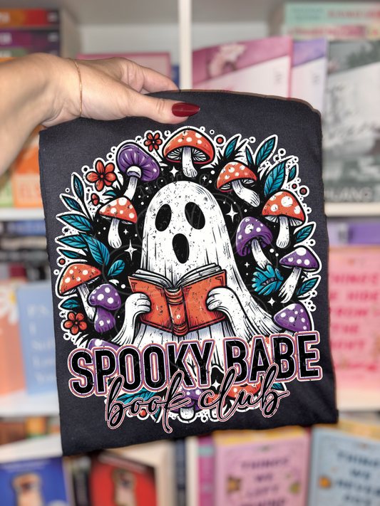 Spooky Babe Book Club PNG Design *NO LICENSING REQUIRED*