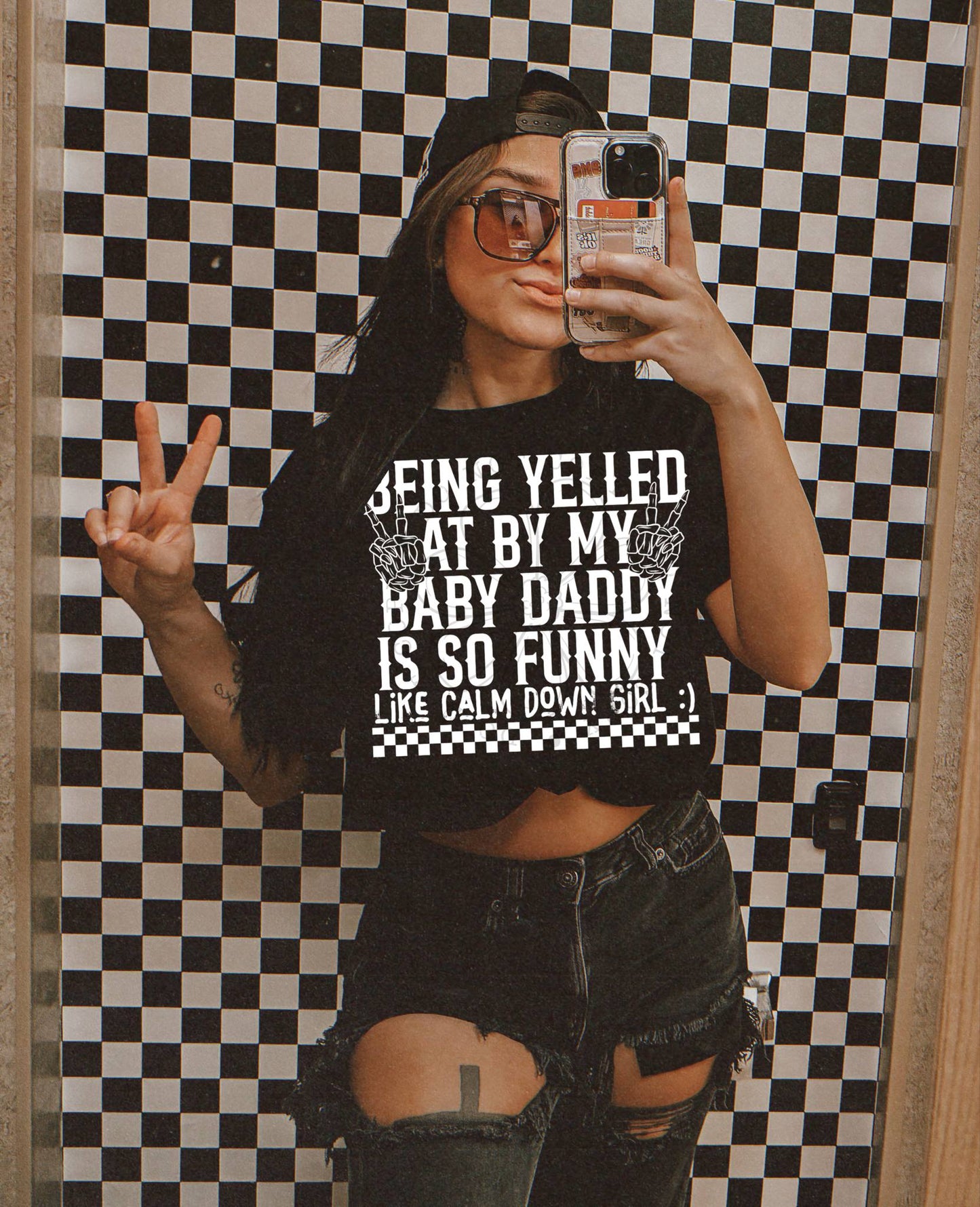 Calm Down Girl PNG Design *NO LICENSING REQUIRED*