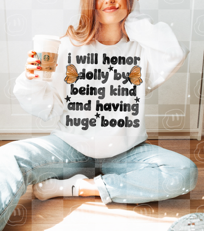 I Will Honor Dolly Digital Download