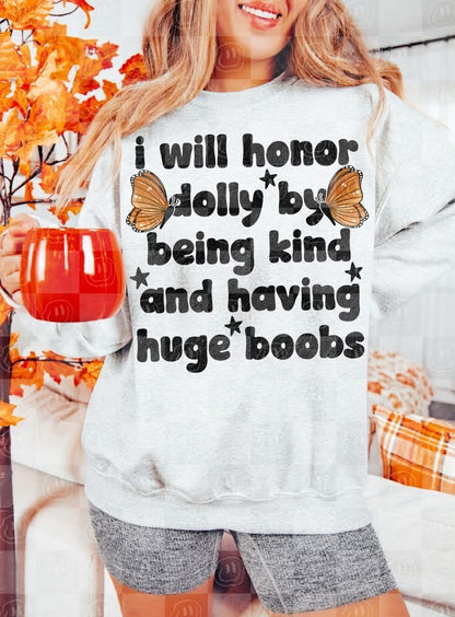 I Will Honor Dolly Digital Download