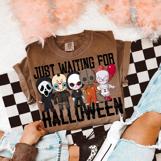 Waiting For Halloween PNG Design *NO LICENSING REQUIRED*