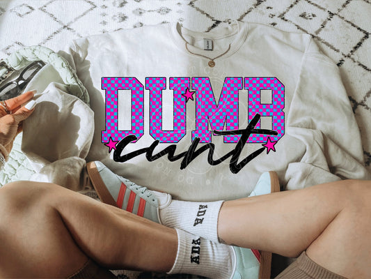 Dumb Cunt PNG Design *NO LICENSING REQUIRED*