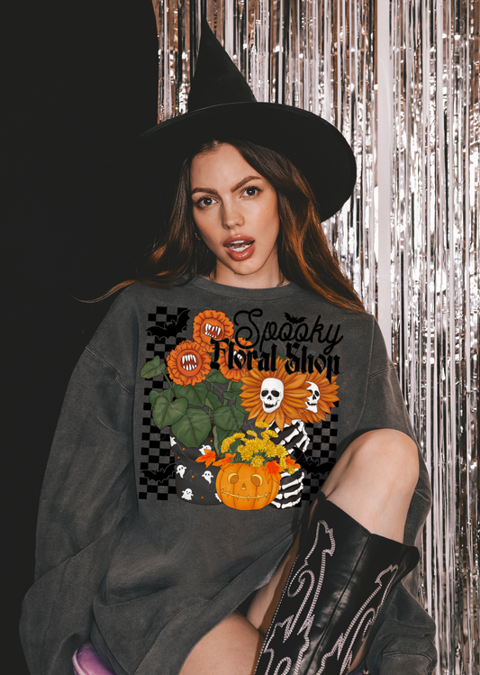 Spooky Floral Shop PNG Design *NO LICENSING REQUIRED*